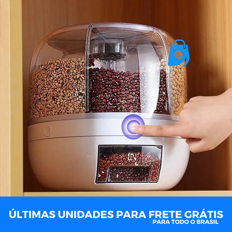 Dispensador de Grãos Giratório 360° - ElectBox - Electshop