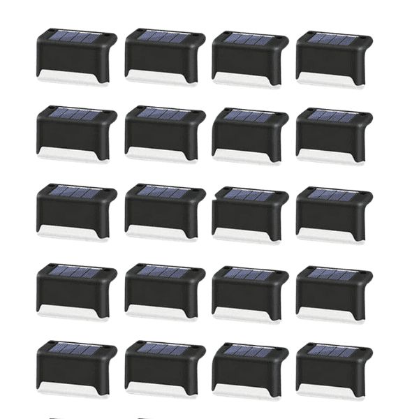 Kit Iluminação Solar Deck Escadas Muro Corrimão [Instalação Fácil]