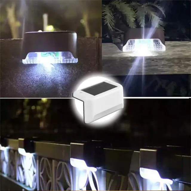 Kit Iluminação Solar Deck Escadas Muro Corrimão [Instalação Fácil]
