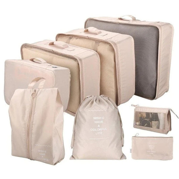 Kit de Bolsas Organizadoras Para Mala de Viagens - [COMPRE 5 LEVE 8] - Electshop