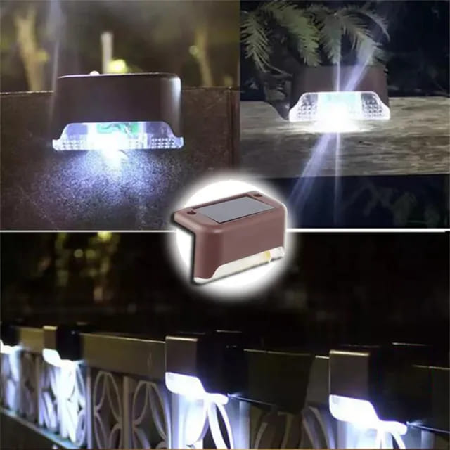Kit Iluminação Solar Deck Escadas Muro Corrimão [Instalação Fácil]
