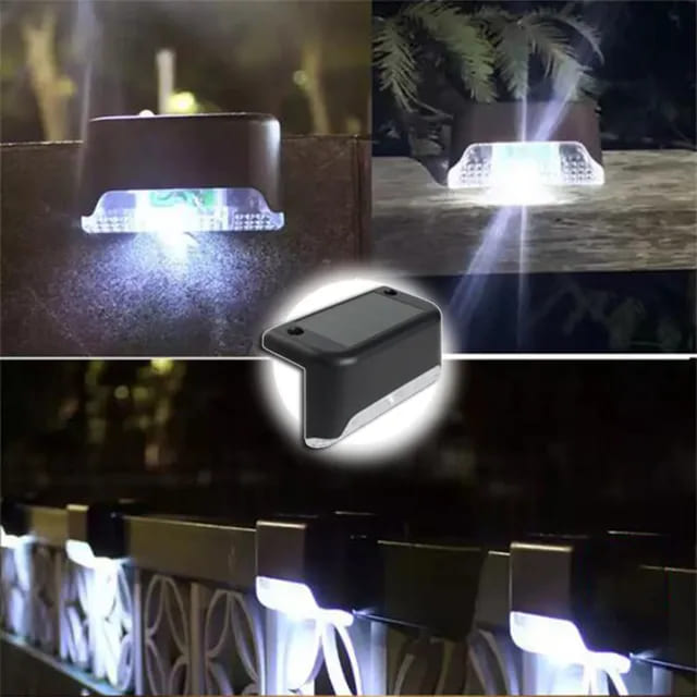 Kit Iluminação Solar Deck Escadas Muro Corrimão [Instalação Fácil]