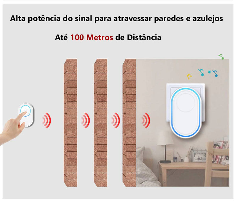 Campainha Sem Fio Inteligente/SoundCampain - Electshop