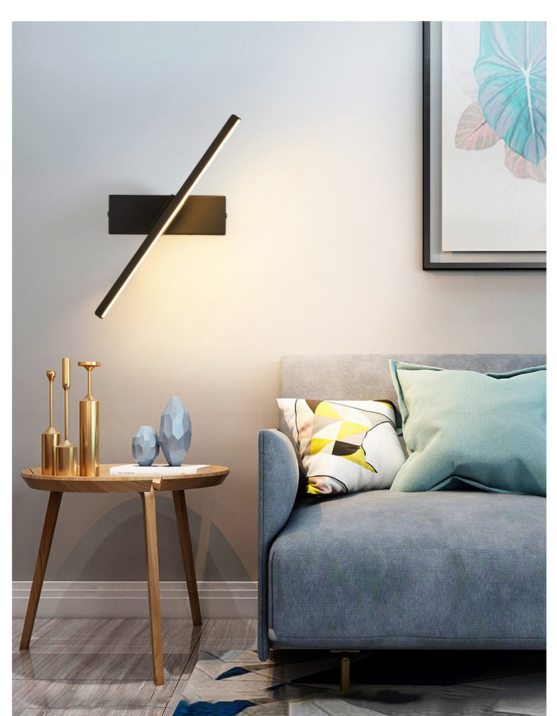 Luminária de Parede para Quarto Moderna Rotativa - Electshop