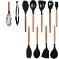 Kit Utensílios de Cozinha Silicone Completo (12 peças) - Electshop